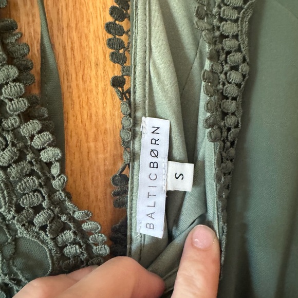 Baltic Born Teal Ruffle Maxi Dress - Picture 5 of 7